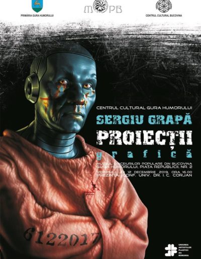 "Proiectii" exhibition poster 2019